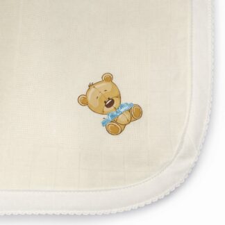 Fralda amarela com ursinho