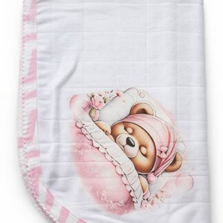 Fralda de Bebé em Algodão – Sonho Doce 🌙