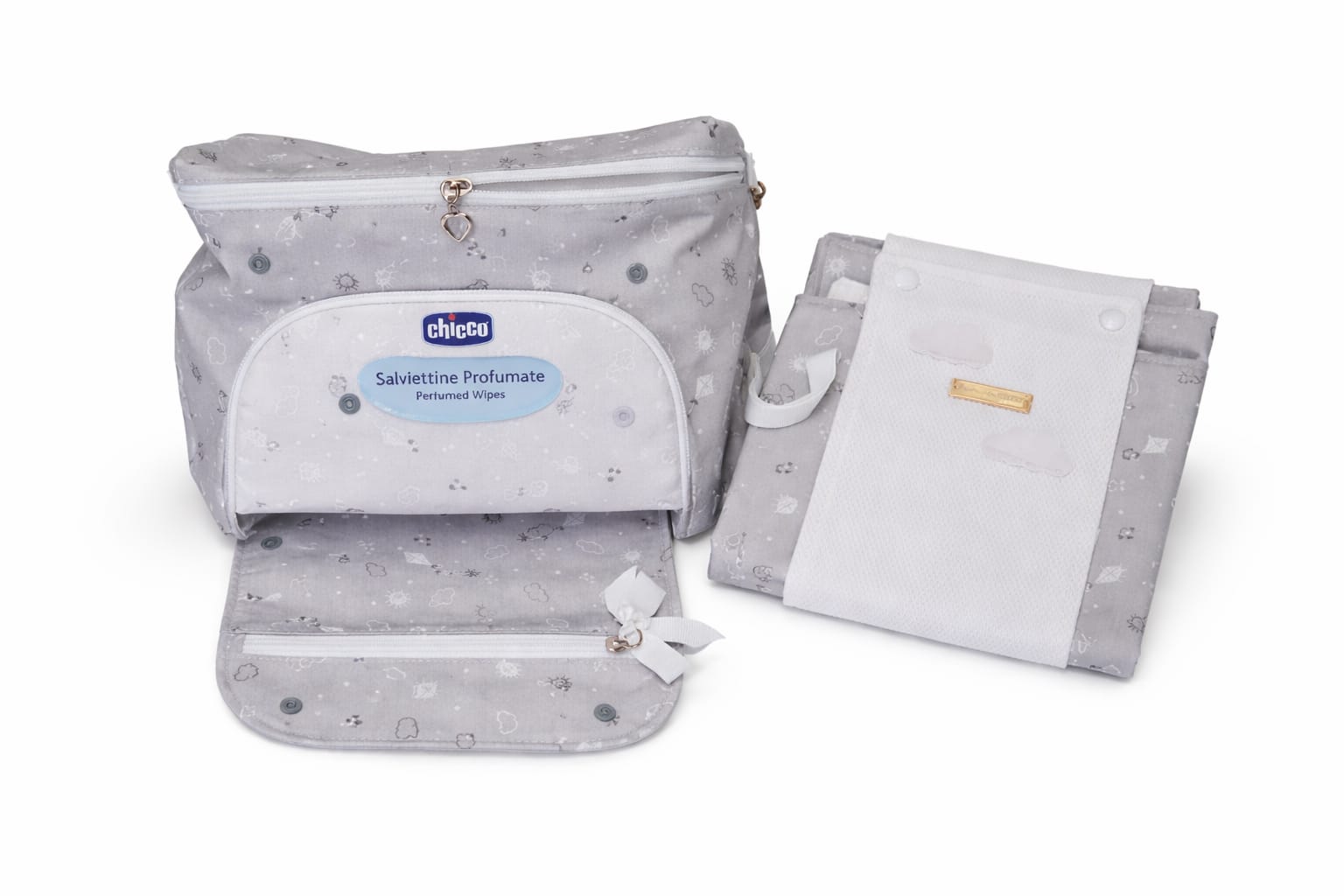 Conjunto Nuvens de Algodão - Bolsa + Trocador - Image 2