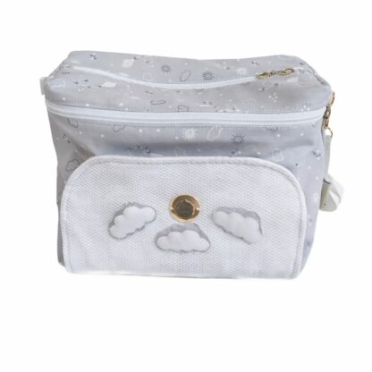 ☁️ Bolsa Organizadora – Nuvens de Algodão